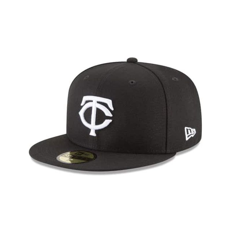 MLB Minnesota Twins Basic 59Fifty Fitted (GFU2773) - Black New Era Caps